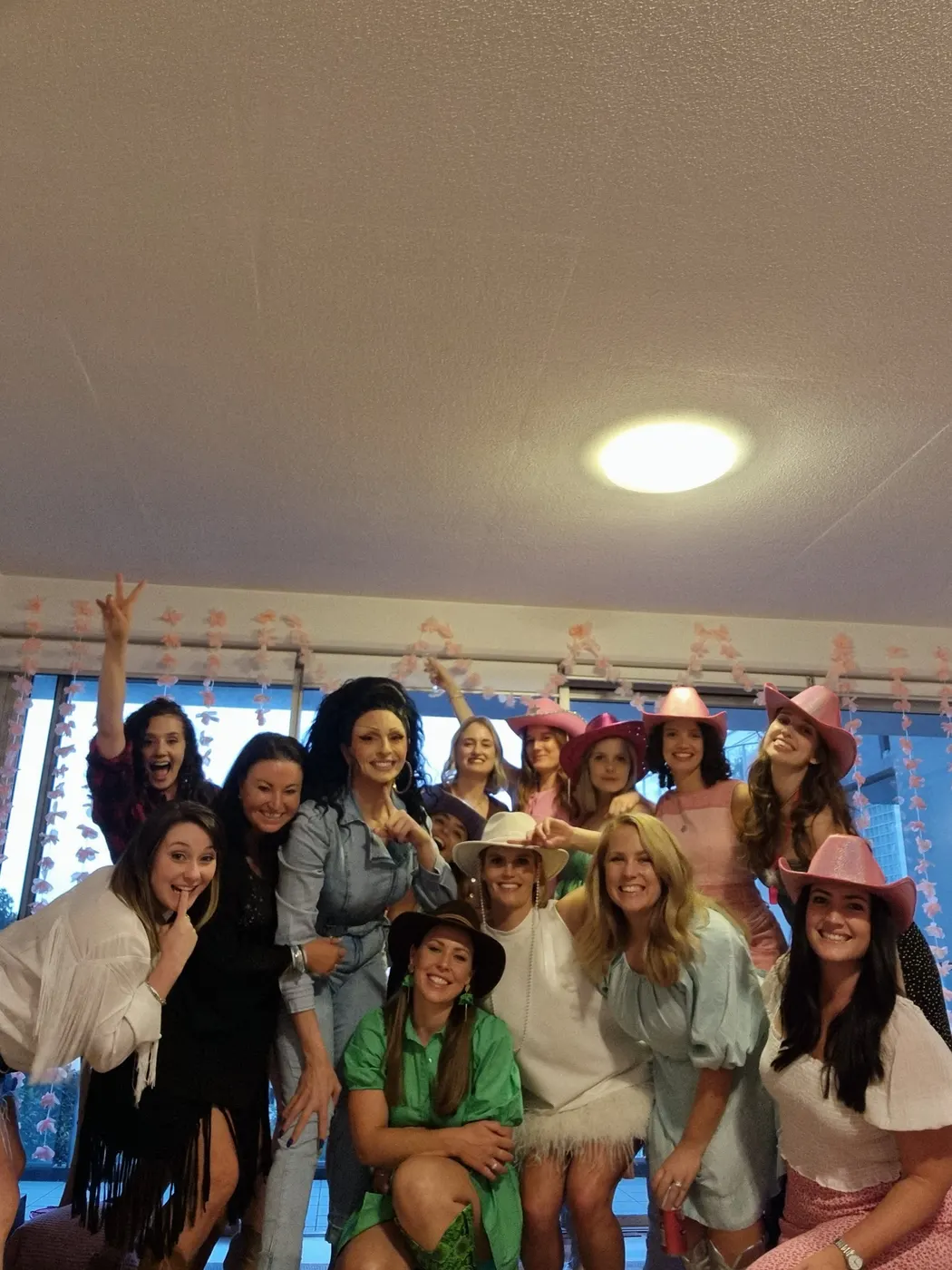 Hens party guests together at a Sydney venue